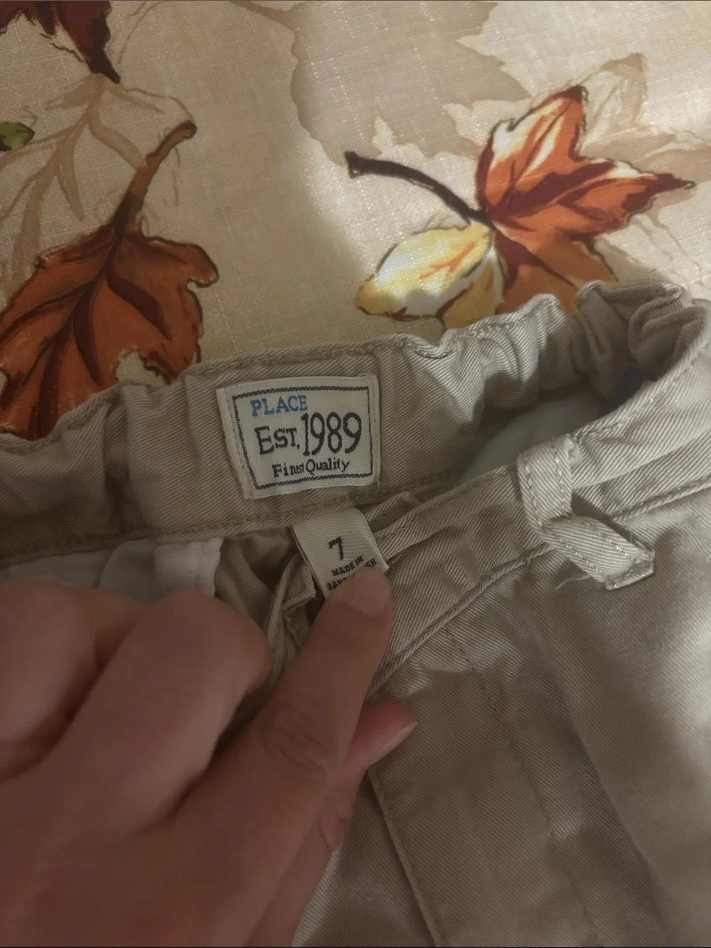 Place Khaki Drawstring Pants
